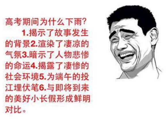 揭秘高考日雨幕背后的神秘面纱——为什么每年高考都要下雨？
